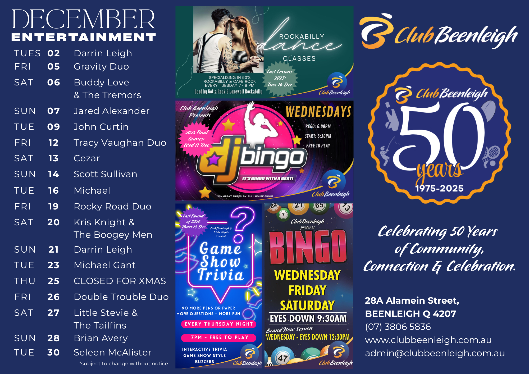 Club Beenleigh What's On