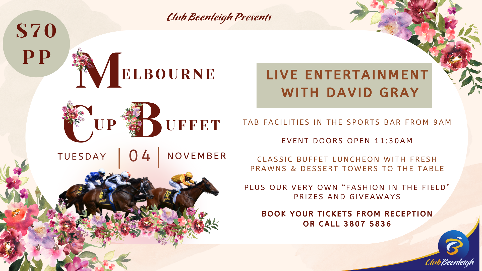 MELBOURNE CUP BUFFET