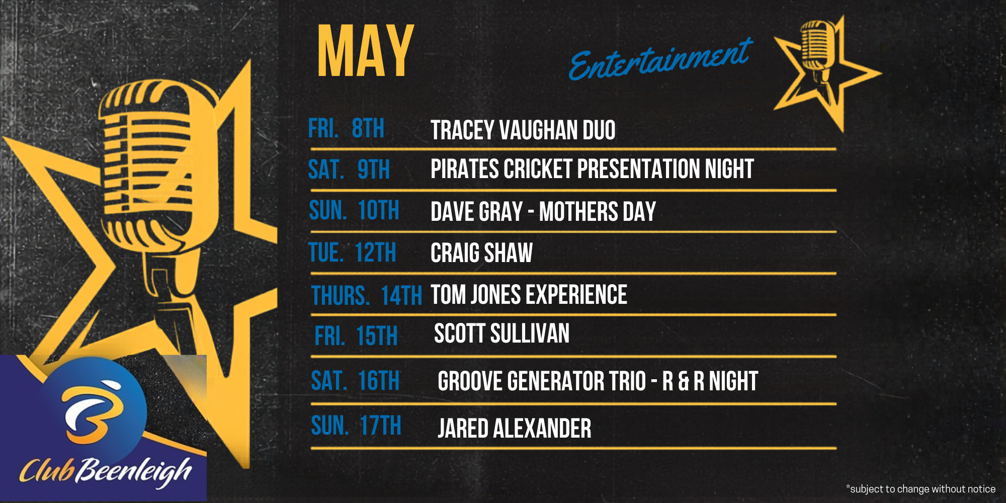 May Events