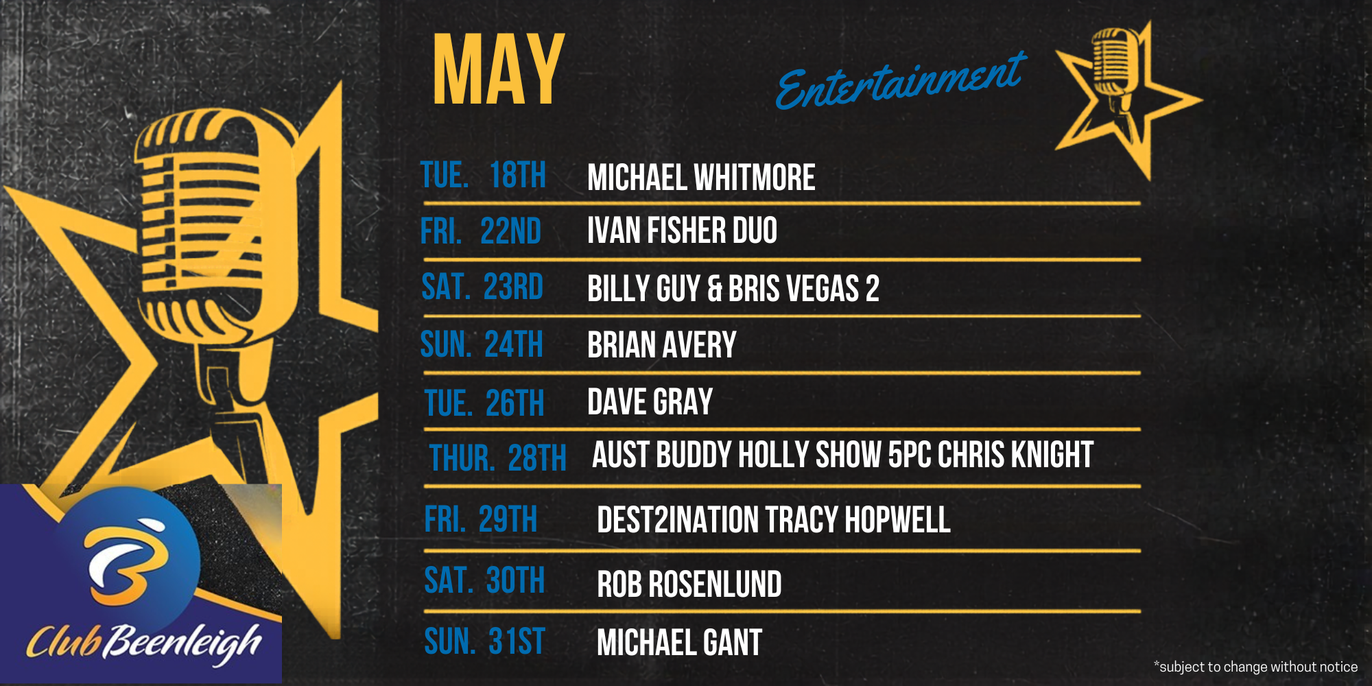 May Events