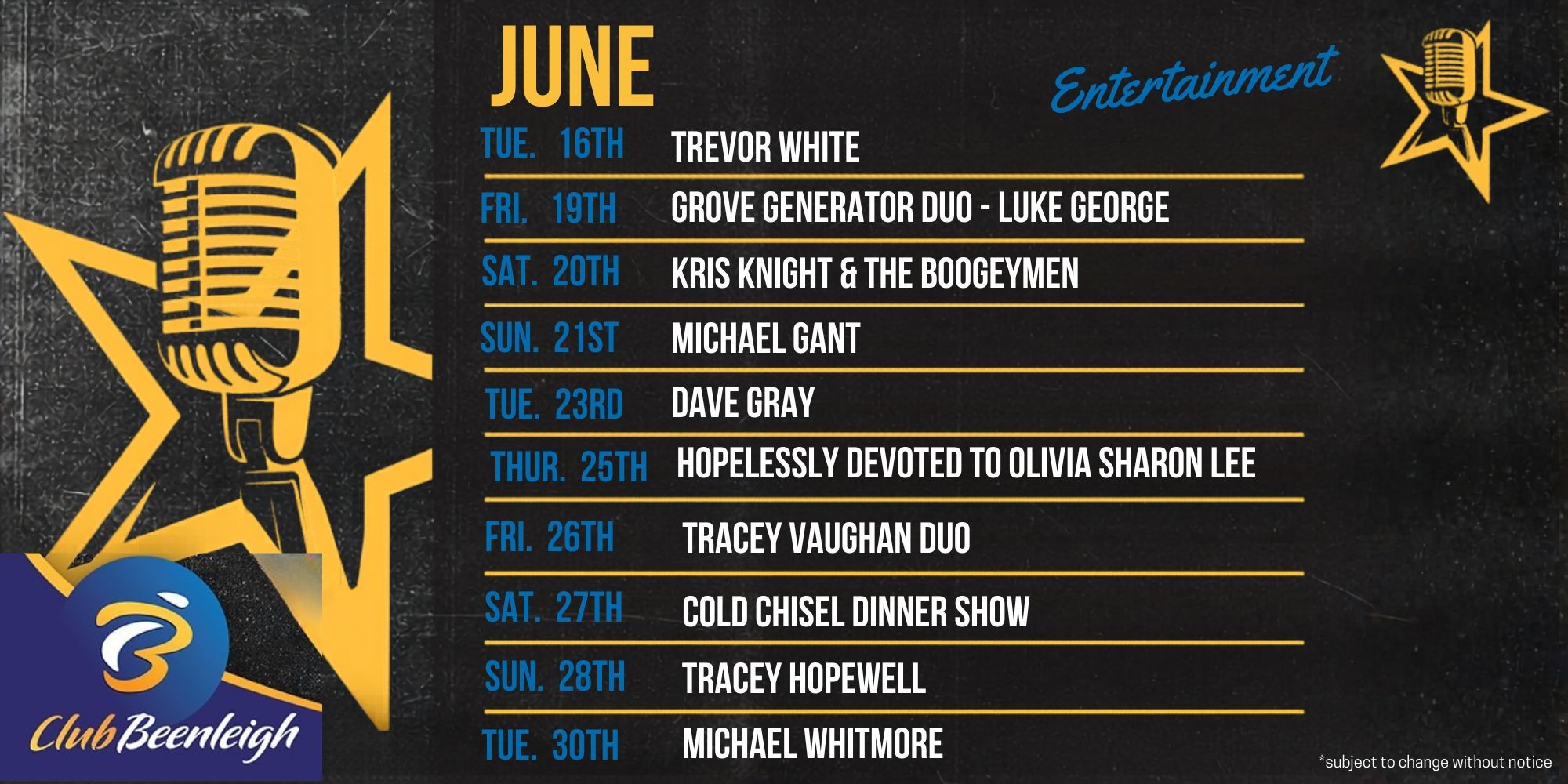 June Entertainment