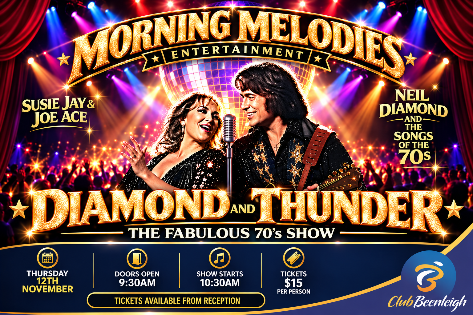 $15 Tickets from Reception