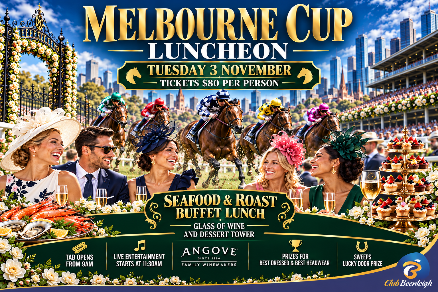 $80 Tickets Available from Reception