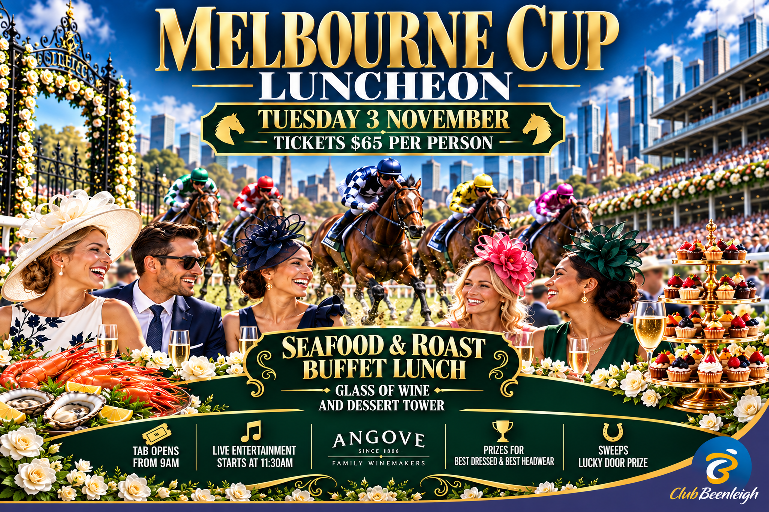 $65 Tickets Available from Reception